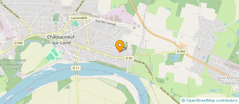 localisation de l'entreprise MONSIEUR ADRIAN-GABRIEL ORTIZ à CHATEAUNEUF-SUR-LOIRE