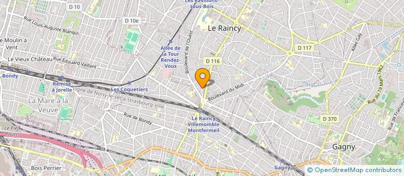 localisation de l'entreprise MONSIEUR ADRIAN GALAMIGA  LE RAINCY