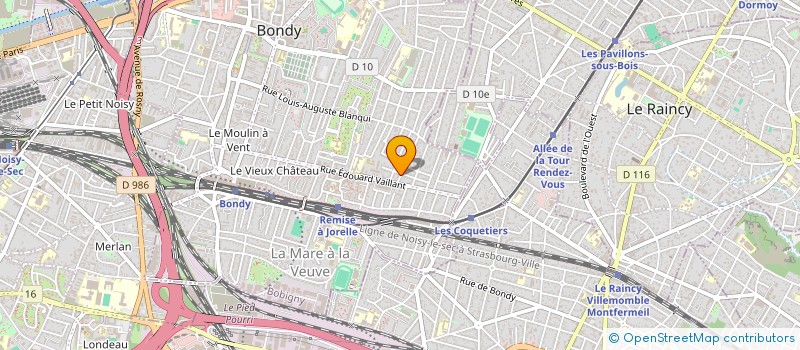 localisation de l'entreprise MONSIEUR ADRIAN-GRIGORE MIHOC  BONDY