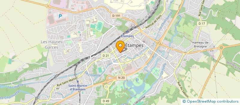 localisation de l'entreprise MONSIEUR ADRIAN-GRIGORE POP à ETAMPES