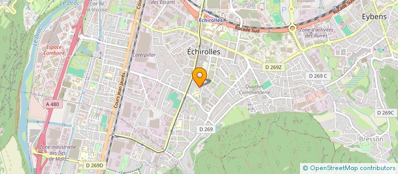 localisation de l'entreprise MONSIEUR ADRIAN GUTI  ECHIROLLES