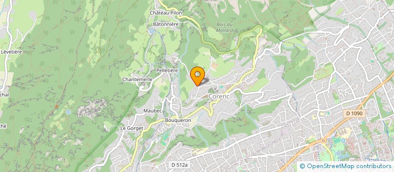 localisation de l'entreprise MONSIEUR ADRIAN HERAULT  CORENC