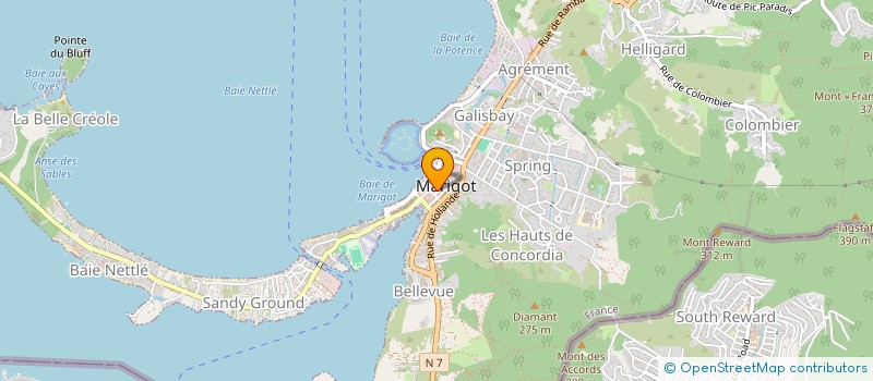 localisation de l'entreprise MONSIEUR ADRIAN HERBERT  SAINT-MARTIN