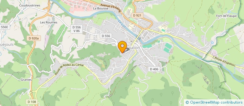 localisation de l'entreprise MONSIEUR ADRIAN JIDOVU  ESPALION