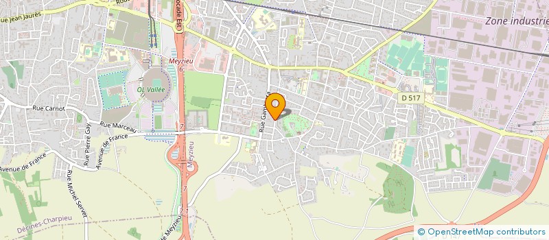 localisation de l'entreprise MONSIEUR ADRIAN JIMENEZ CARRERA  MEYZIEU