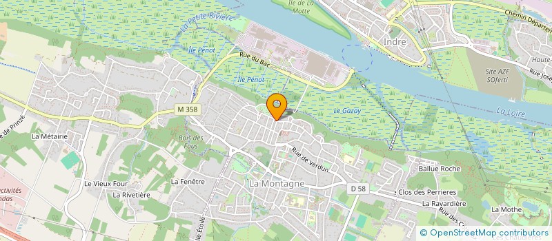 localisation de l'entreprise MONSIEUR ADRIAN JOSSE-PAUPION  LA MONTAGNE