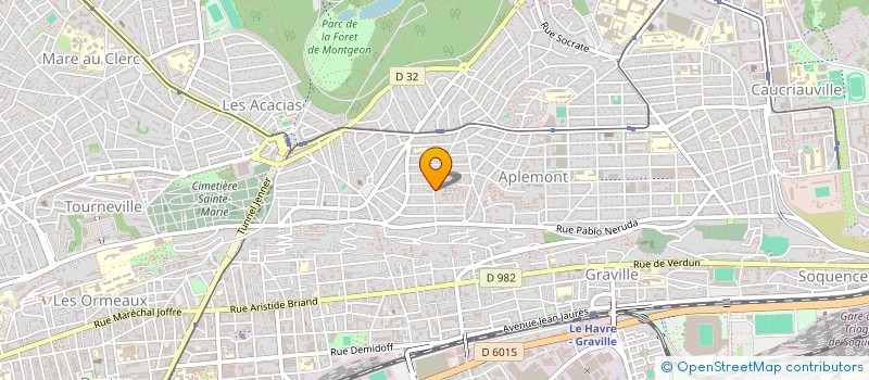 localisation de l'entreprise MONSIEUR ADRIAN JUREK  LE HAVRE