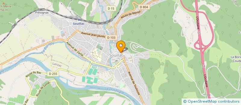 localisation de l'entreprise MONSIEUR ADRIAN KADLECSOVICS  SOUILLAC