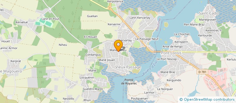 localisation de l'entreprise MONSIEUR ADRIAN KARWOWSKI  PLOUHINEC