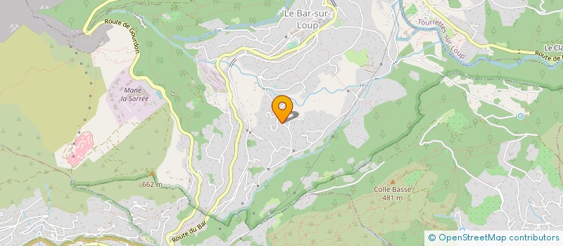 localisation de l'entreprise MONSIEUR ADRIAN LEIGH  LE BAR-SUR-LOUP