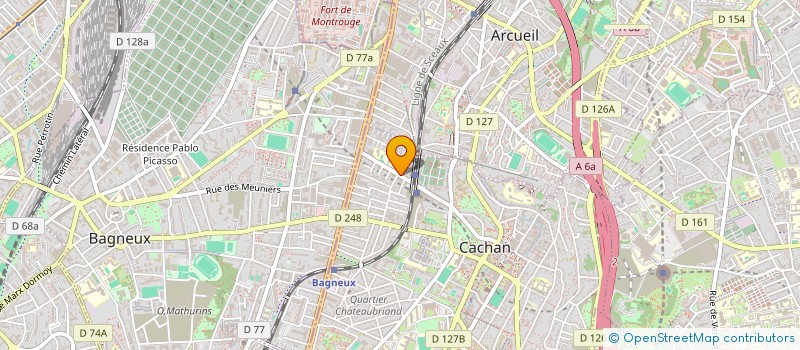 localisation de l'entreprise MONSIEUR ADRIAN MCDONNELL  CACHAN