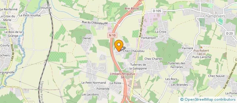localisation de l'entreprise MONSIEUR ADRIAN MEUNIER à CHAMPNIERS