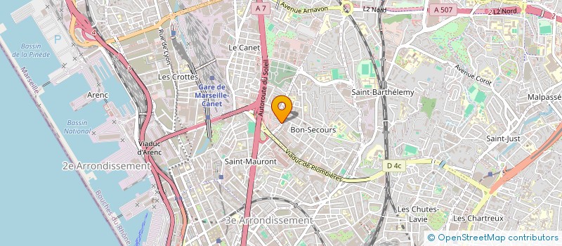 localisation de l'entreprise MONSIEUR ADRIAN MIHALACHE à MARSEILLE