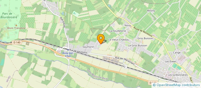 localisation de l'entreprise MONSIEUR ADRIAN MOISE  SAINT-MARTIN-LE-BEAU