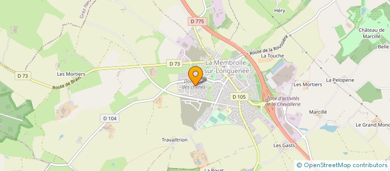 localisation de l'entreprise MONSIEUR ADRIAN MOROZAN  LONGUENEE-EN-ANJOU