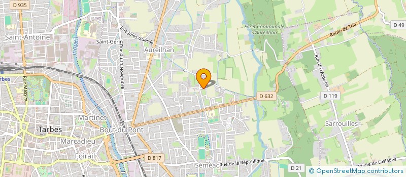 localisation de l'entreprise MONSIEUR ADRIAN NOGA  AUREILHAN