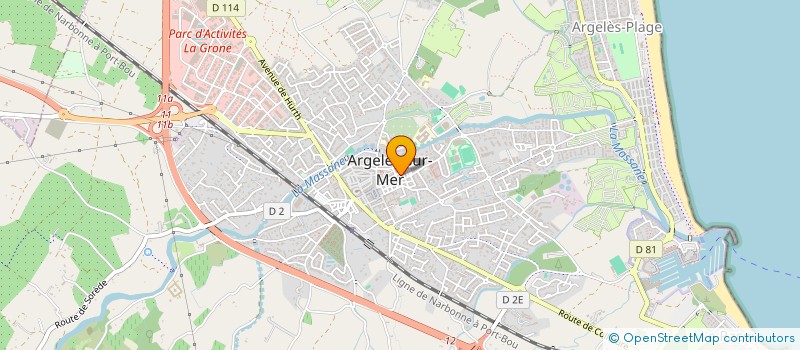 localisation de l'entreprise MONSIEUR ADRIAN OLMEDO RAMOS à ARGELES-SUR-MER