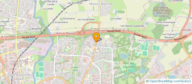 localisation de l'entreprise MONSIEUR ADRIAN ONISIM  RENNES