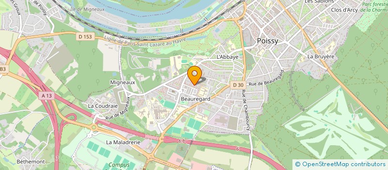 localisation de l'entreprise MONSIEUR ADRIAN PANEK  POISSY