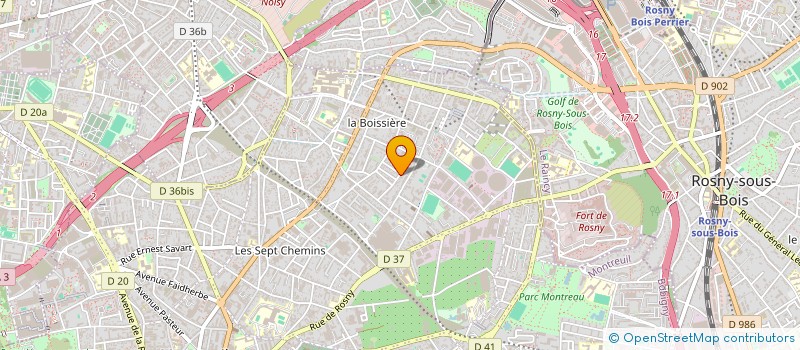 localisation de l'entreprise MONSIEUR ADRIAN PETRU à MONTREUIL