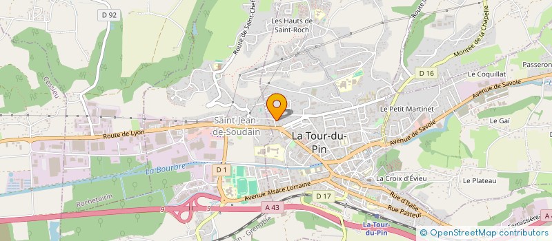 localisation de l'entreprise MONSIEUR ADRIAN POPOVICI  LA TOUR-DU-PIN