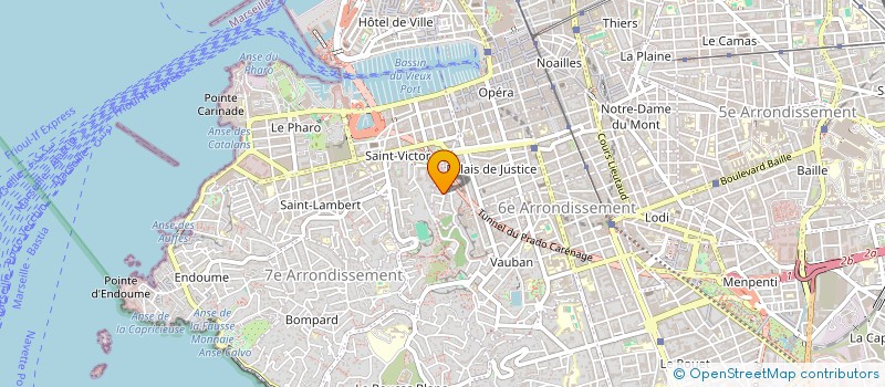 localisation de l'entreprise MONSIEUR ADRIAN POURREAU à MARSEILLE