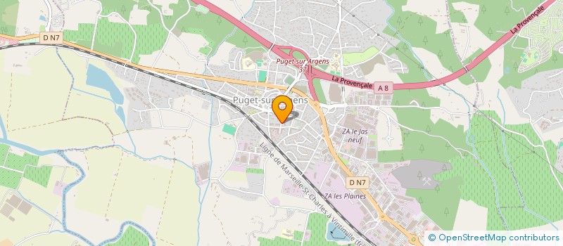 localisation de l'entreprise MONSIEUR ADRIAN PROVOST à PUGET-SUR-ARGENS