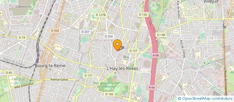 localisation de l'entreprise MONSIEUR ADRIAN RADU  L'HAY-LES-ROSES