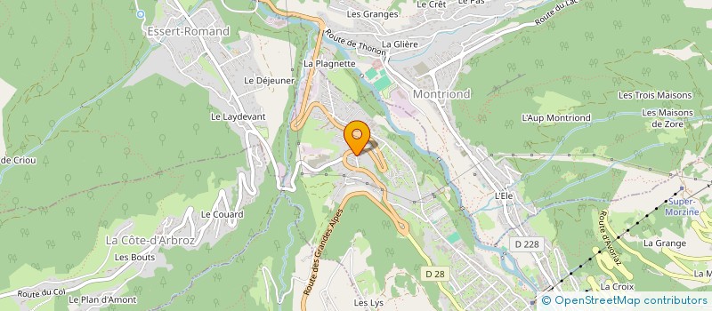 localisation de l'entreprise MONSIEUR ADRIAN REAL LOPEZ  MORZINE