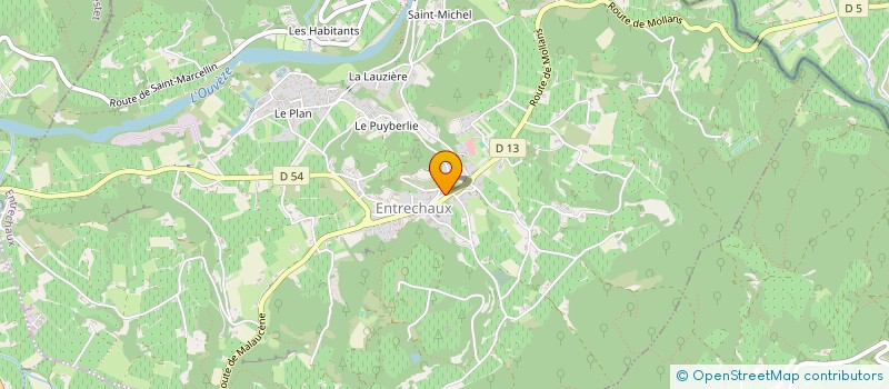 localisation de l'entreprise MONSIEUR ADRIAN SANCHEZ SUAREZ  ENTRECHAUX