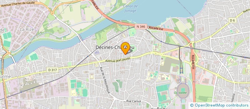 localisation de l'entreprise MONSIEUR ADRIAN TABAKU  DECINES-CHARPIEU