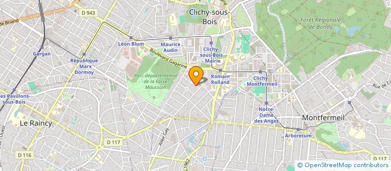 localisation de l'entreprise MONSIEUR ADRIAN TAMAIAN à CLICHY-SOUS-BOIS