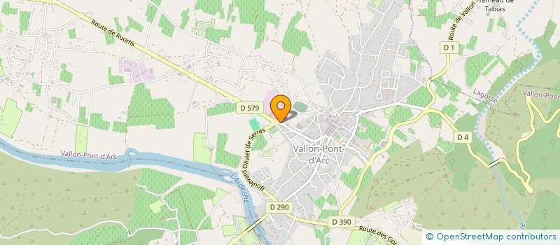 localisation de l'entreprise MONSIEUR ADRIAN TOMESCU  VALLON-PONT-D'ARC