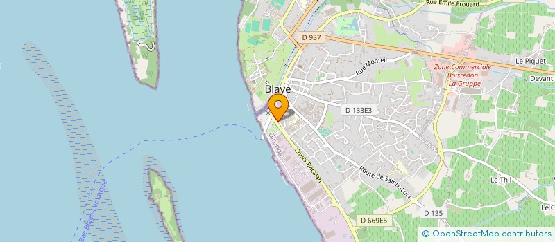 localisation de l'entreprise MONSIEUR ADRIAN VAHLEN  BLAYE