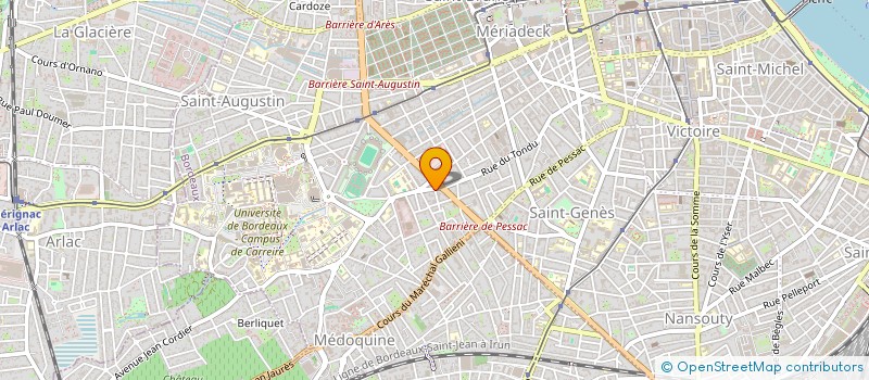 localisation de l'entreprise MONSIEUR ADRIAN VAL  BORDEAUX