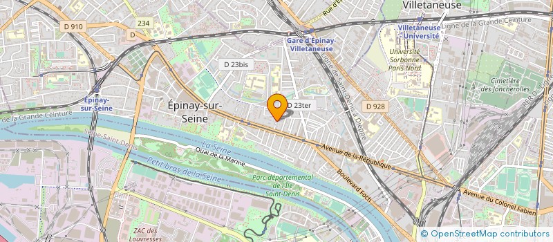 localisation de l'entreprise MONSIEUR ADRIAN-VASILE VIRSCHI  EPINAY-SUR-SEINE