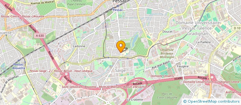 localisation de l'entreprise MONSIEUR ADRIAN VLAD  PESSAC