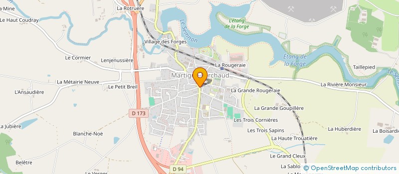 localisation de l'entreprise MONSIEUR ADRIAN WARDMAN  MARTIGNE-FERCHAUD