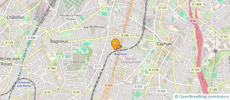 localisation de l'entreprise MONSIEUR ADRIAN WOJTAS  BAGNEUX