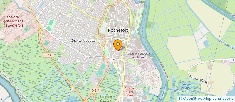 localisation de l'entreprise MONSIEUR ADRIANO ADRIANO PEREIRA ASSIS  ROCHEFORT