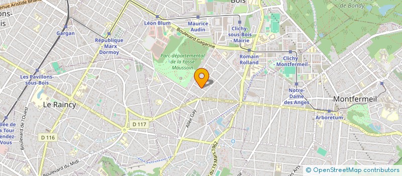 localisation de l'entreprise MONSIEUR ADRIANO BARLIER à CLICHY-SOUS-BOIS