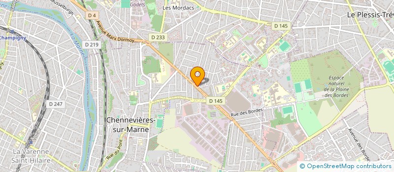 localisation de l'entreprise MONSIEUR ADRIANO CARREIRA  CHENNEVIERES-SUR-MARNE