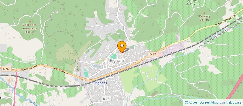 localisation de l'entreprise MONSIEUR ADRIANO DENEUCHATEL  PIGNANS