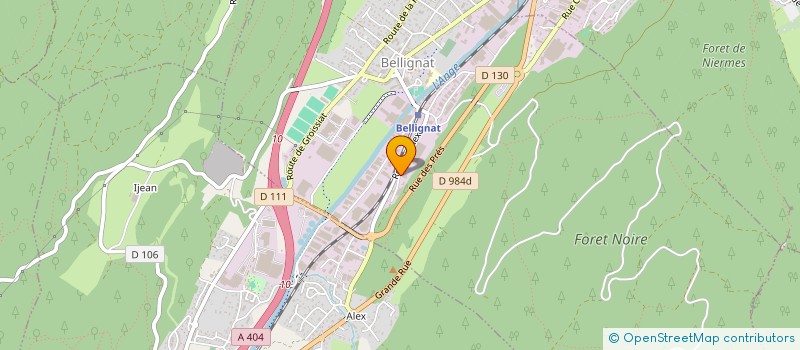 localisation de l'entreprise MONSIEUR ADRIANO DOS SANTOS à BELLIGNAT