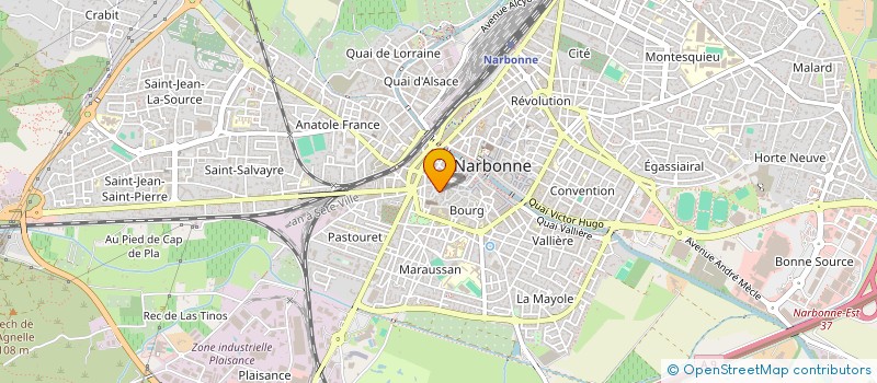 localisation de l'entreprise MONSIEUR ADRIANO FERRI  NARBONNE