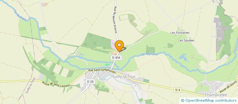 localisation de l'entreprise MONSIEUR ADRIANO FOURMOND  SUILLY-LA-TOUR