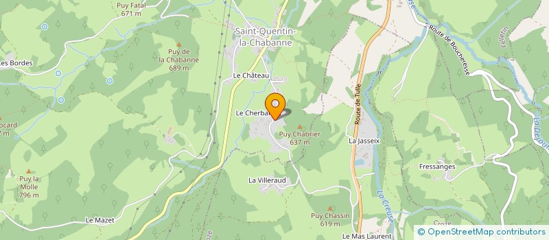 localisation de l'entreprise MONSIEUR ADRIANO FREITAS à SAINT-QUENTIN-LA-CHABANNE