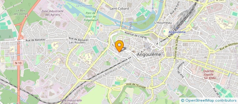 localisation de l'entreprise MONSIEUR ADRIANO FRUCH à ANGOULEME