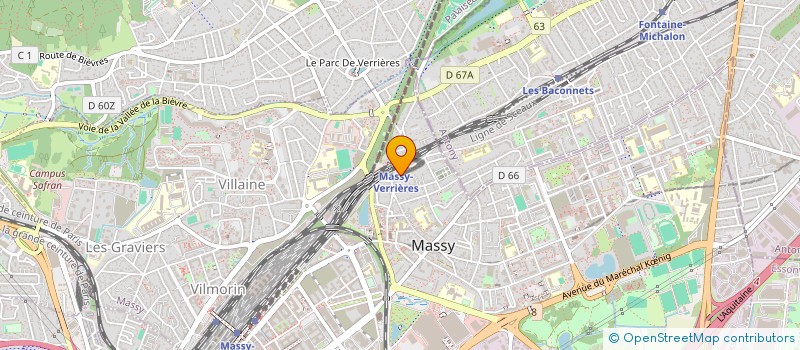 localisation de l'entreprise MONSIEUR ADRIANO-GERARD DAGANOV à MASSY