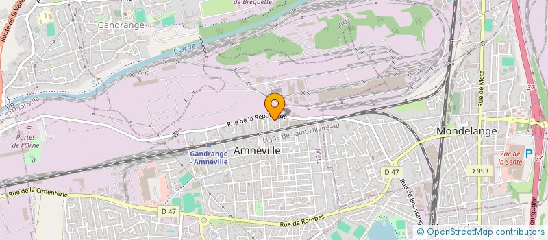 localisation de l'entreprise MONSIEUR ADRIANO LANDOLFO  AMNEVILLE